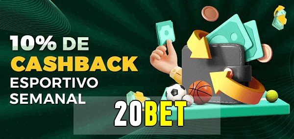 10% de bônus de cashback na 20bet